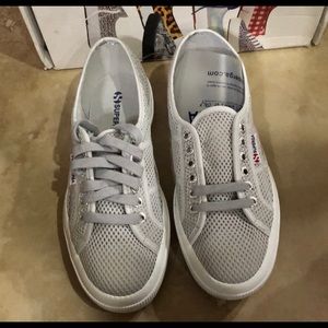 Superga 2750 grey meshu